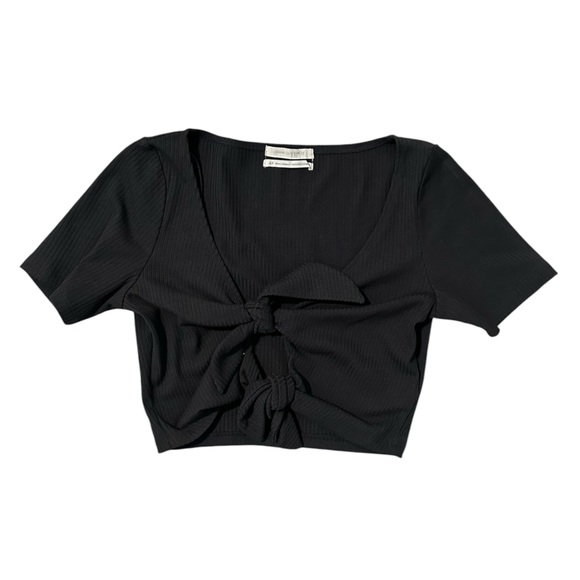Urban Outfitters Tops - Urban Outfitters Black‎ Crop Top